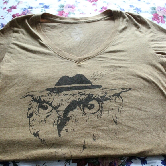 yellow owl tee🌼$5 add-on - Picture 2 of 2